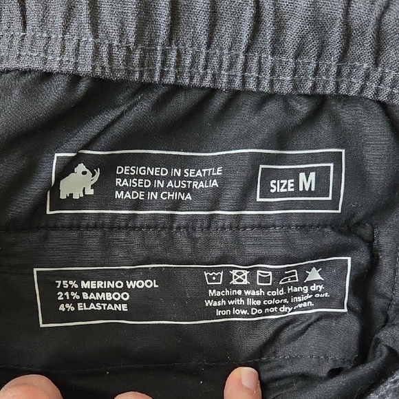 Women's Black Ankle Pants with Drawstring - Picture 3 of 6